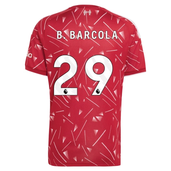 Levné Mužský Fotbalový Dres Liverpool B. Barcola 29 Domácí 2026-27 Levné Mužský Fotbalový Dres Liverpool B. Barcola 29 Domácí 2026-27