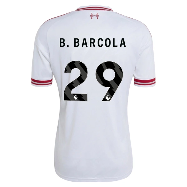 Levné Mužský Fotbalový Dres Liverpool B. Barcola 29 Venkovní 2026-27