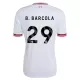Levné Mužský Fotbalový Dres Liverpool B. Barcola 29 Venkovní 2026-27