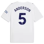 Levné Mužský Fotbalový Dres Manchester City Anderson 5 Alternativní 2026-27
