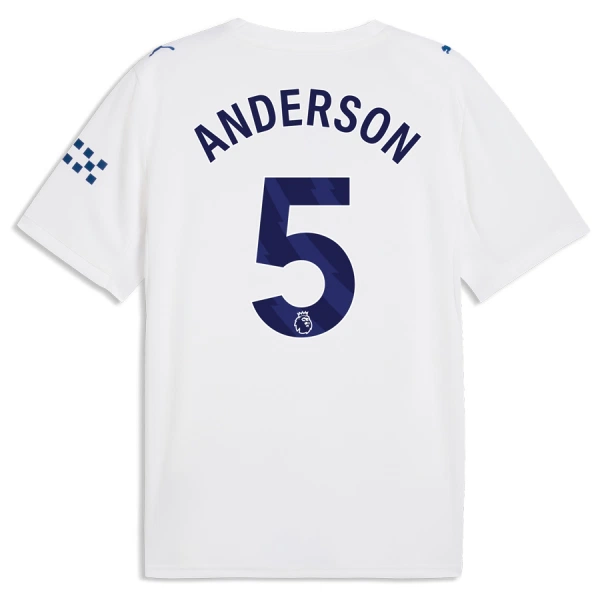 Levné Mužský Fotbalový Dres Manchester City Anderson 5 Alternativní 2026-27 Levné Mužský Fotbalový Dres Manchester City Anderson 5 Alternativní 2026-27