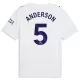 Levné Mužský Fotbalový Dres Manchester City Anderson 5 Alternativní 2026-27 Levné Mužský Fotbalový Dres Manchester City Anderson 5 Alternativní 2026-27