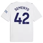 Levné Mužský Fotbalový Dres Manchester City Semenyo 42 Alternativní 2026-27