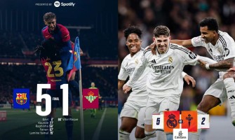 Barcelona a Real Madrid postupují do top 8 King's Cupu a vrcholné zúčtování se bude konat znovu
